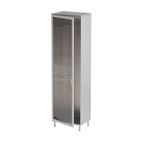 AT-S43 - шкаф для эндоскопов, нержавеющая сталь, 1 ультрафиолетовая лампа, 4 держателя для эндоскопов