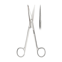 Ножницы хирургические прямые Joseph, остроконечные, длина 140 мм