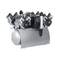 Quattro Tandem - безмасляный компрессор с двумя агрегатами для 10-ти стоматологических установок с осушителем, с ресивером 90 л, 420 л/мин