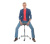 SmartStool SM03B - эргономичный стул-седло со спинкой SmartStool SM03B - эргономичный стул-седло со спинкой