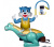 Valencia 03 M3 - детская стоматологическая установка с нижней подачей инструментов, под помпу Valencia 03 M3 - детская стоматологическая установка с нижней подачей инструментов, под помпу
